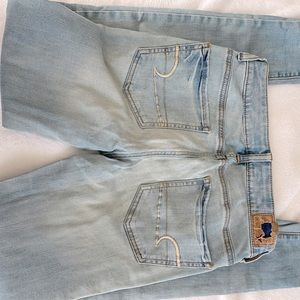Light wash jeans